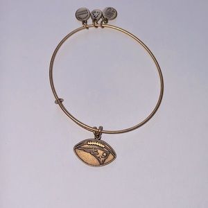 Alex and Ani patriots bangle in gold